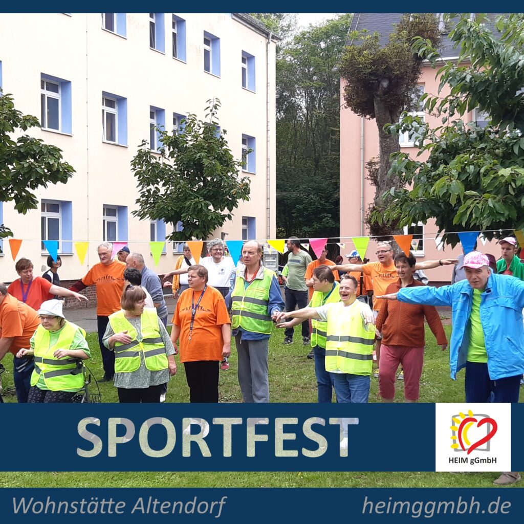 Rückblick Sportfest in der Wohnstätte Altendorf