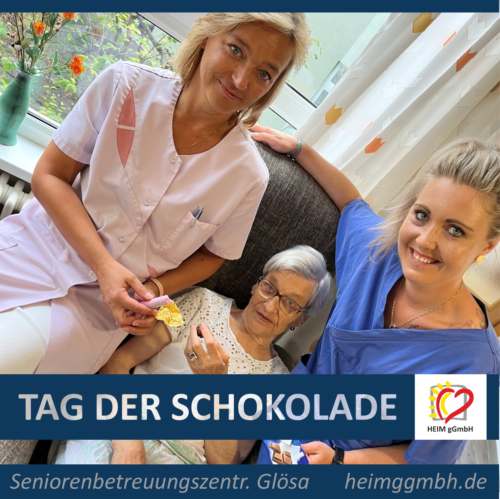 Die HEIM gemeinnützige GmbH feiert den Internationalen Tag der Schokolade
