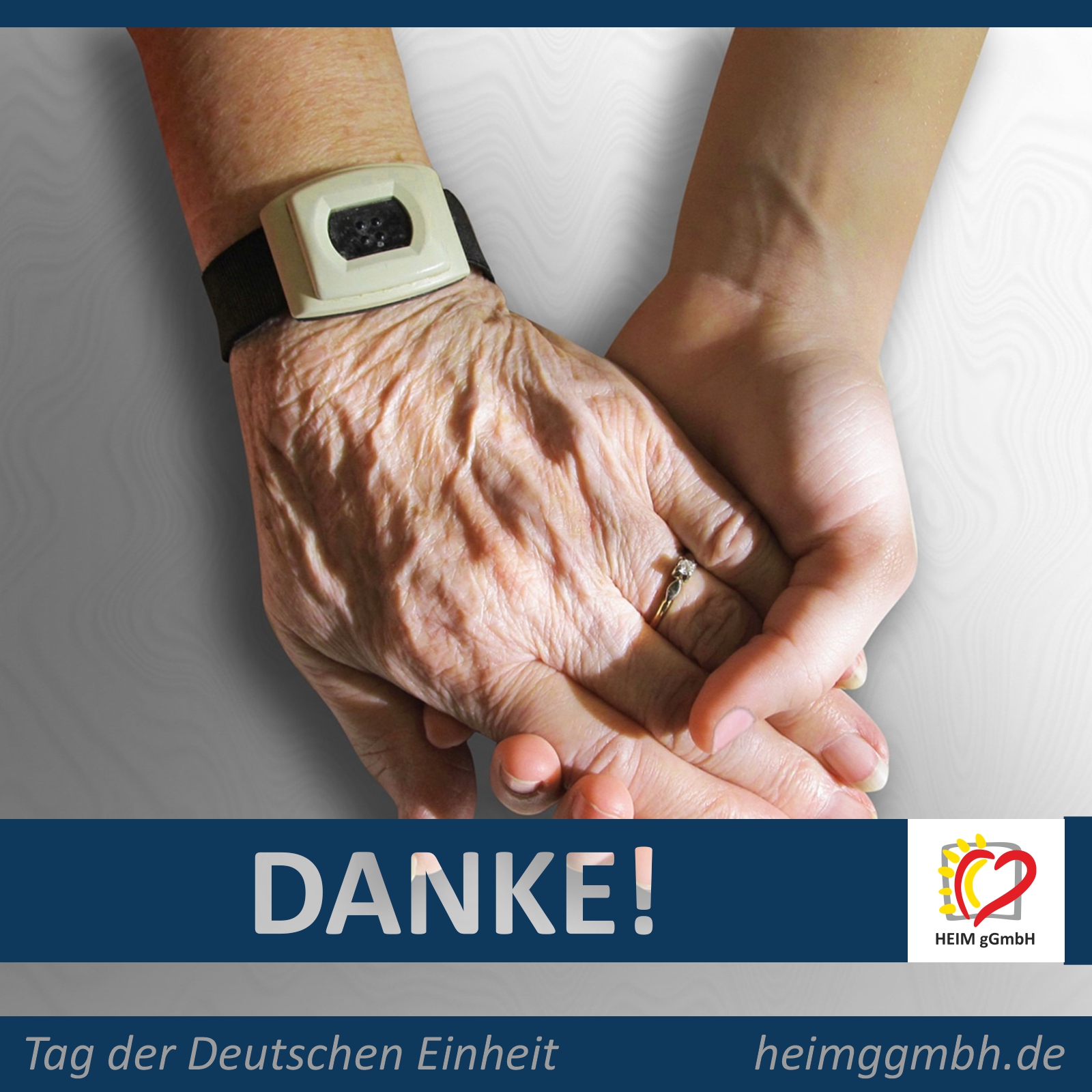 Wir sind für Sie da! Auch am Tag der Deutschen Einheit - Wir sagen Danke an alle, die zun Wohle der menschen an diesem Tage unterwegs sind.