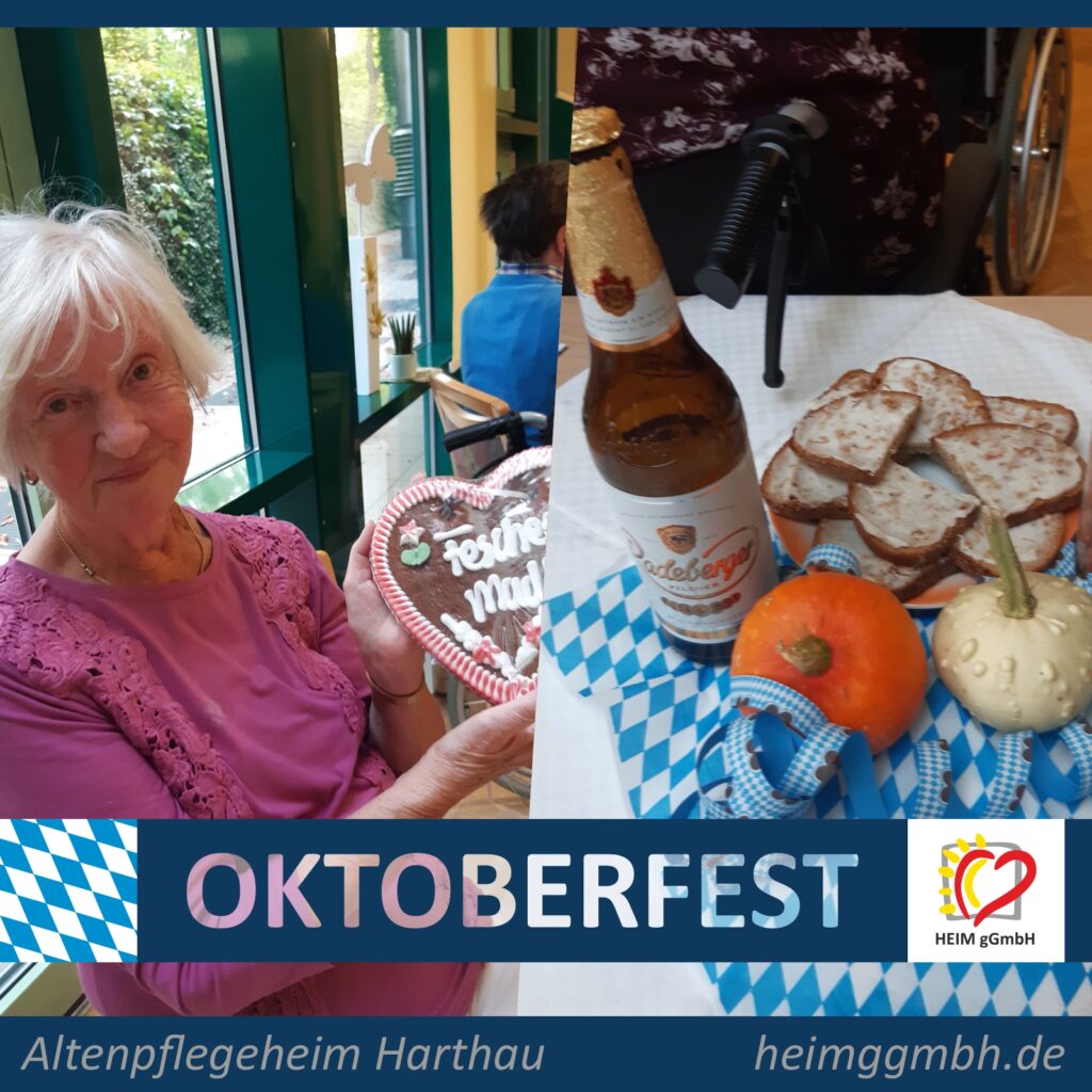 Oktoberfest in unserem Altenpflegeheim in Harthau. Unsere Bewohner hatten am 11. Oktober viel Spaß bei Musik und gutem Essen