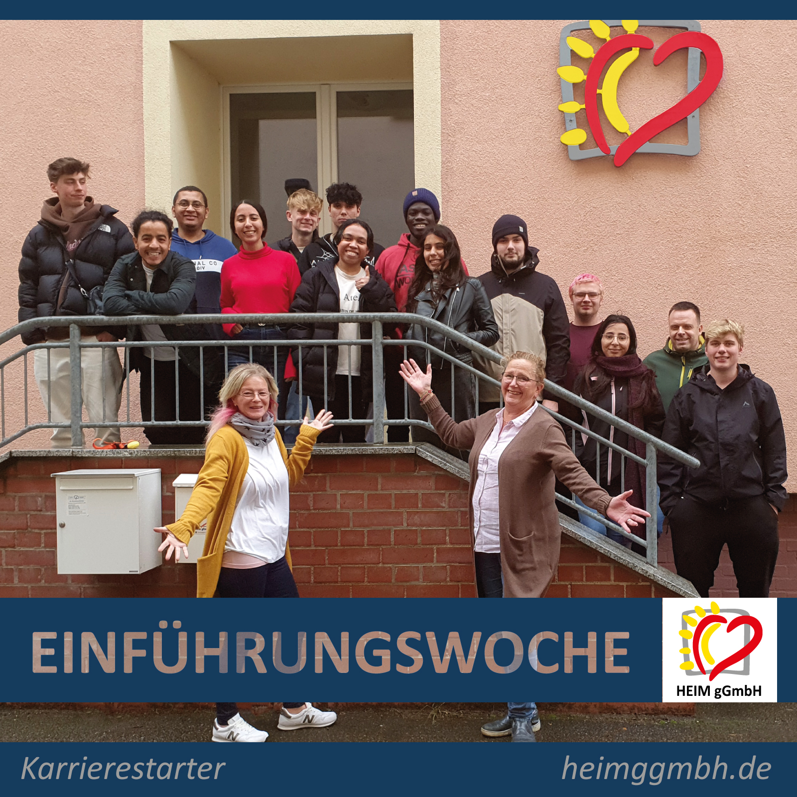 Die Einführungswoche für die neuen Auszubildenden der HEIM gemeinnuetzige GmbH wurde erfolgreich abgeschlossen.