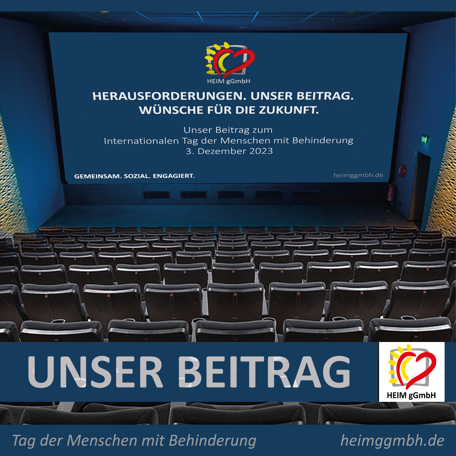 Dieses kurze Video ist der Beitrag der HEIM gemeinnützige GmbH zum Tag der Menschen mit Behinderung am 3. Dezember 2023