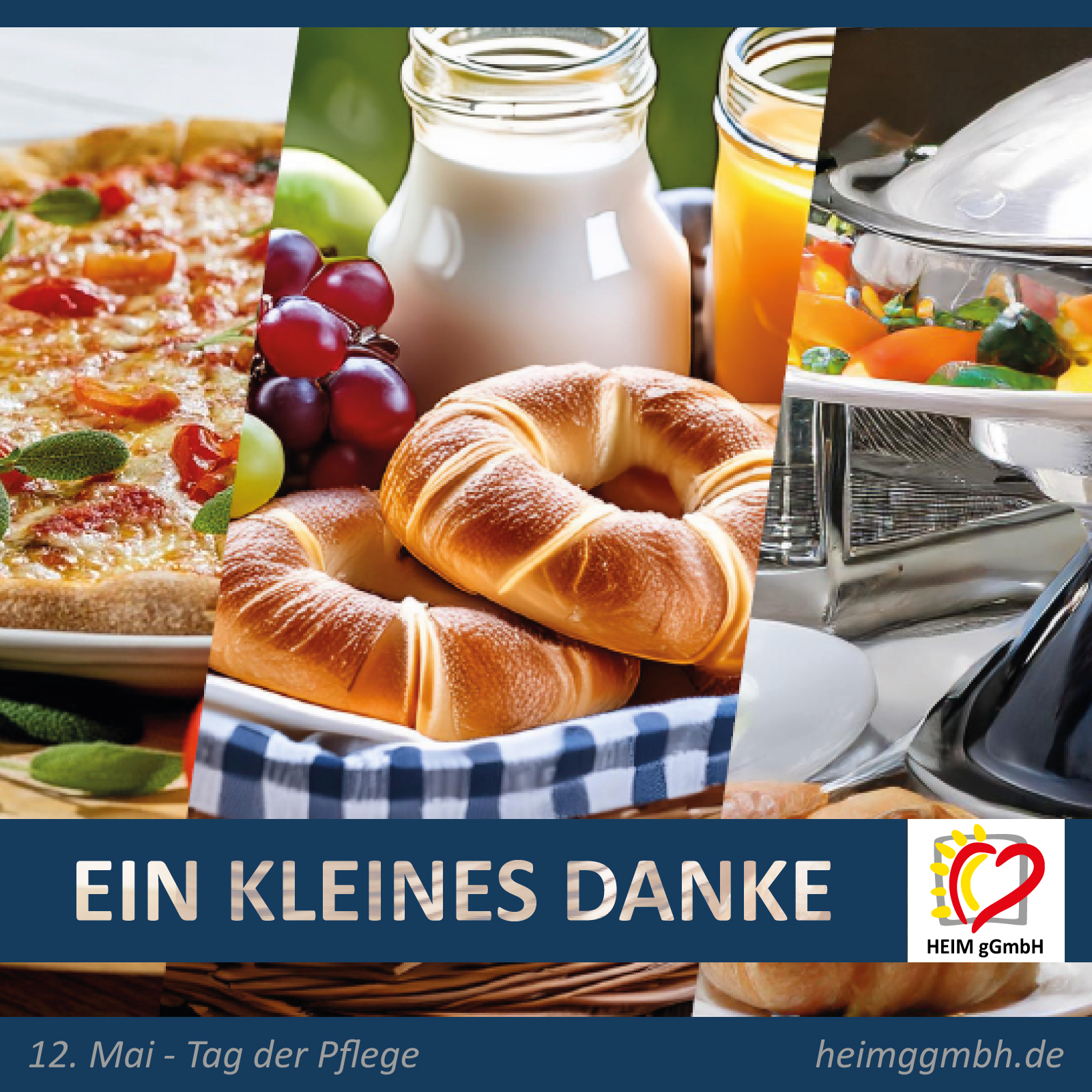 Am 12. Mai wird weltweit der Tag der Pflege begangen. Und auch wir bei der HEIM gemeinnützigen GmbH schliessen uns da an.