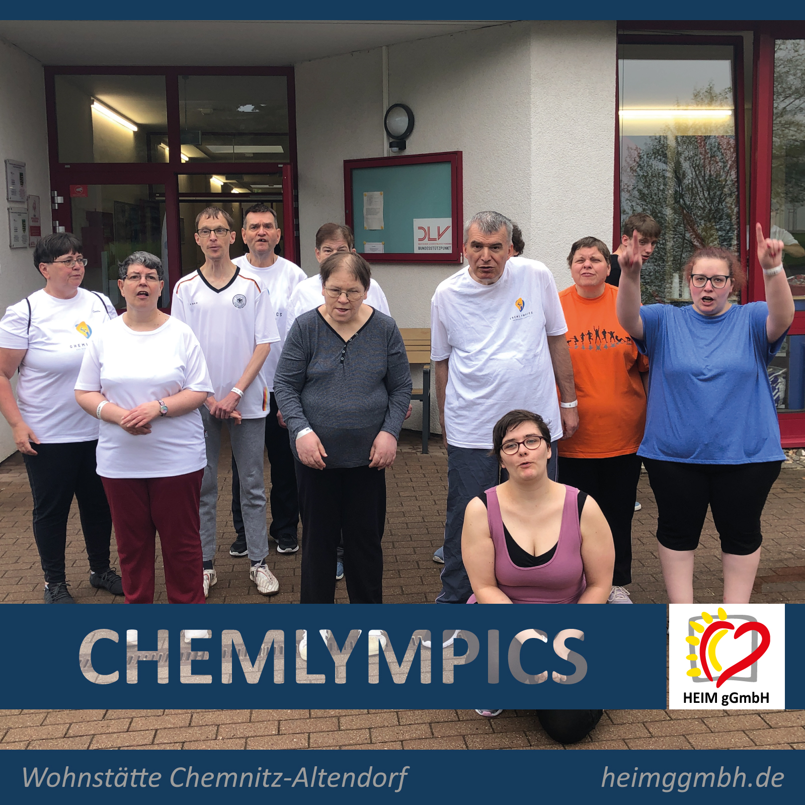 Sportlich aktiv und engagiert - Teilnahme des Teams der HEIM gemeinnützigen GmbH bei den 12. Chemlympics in Chemnitz