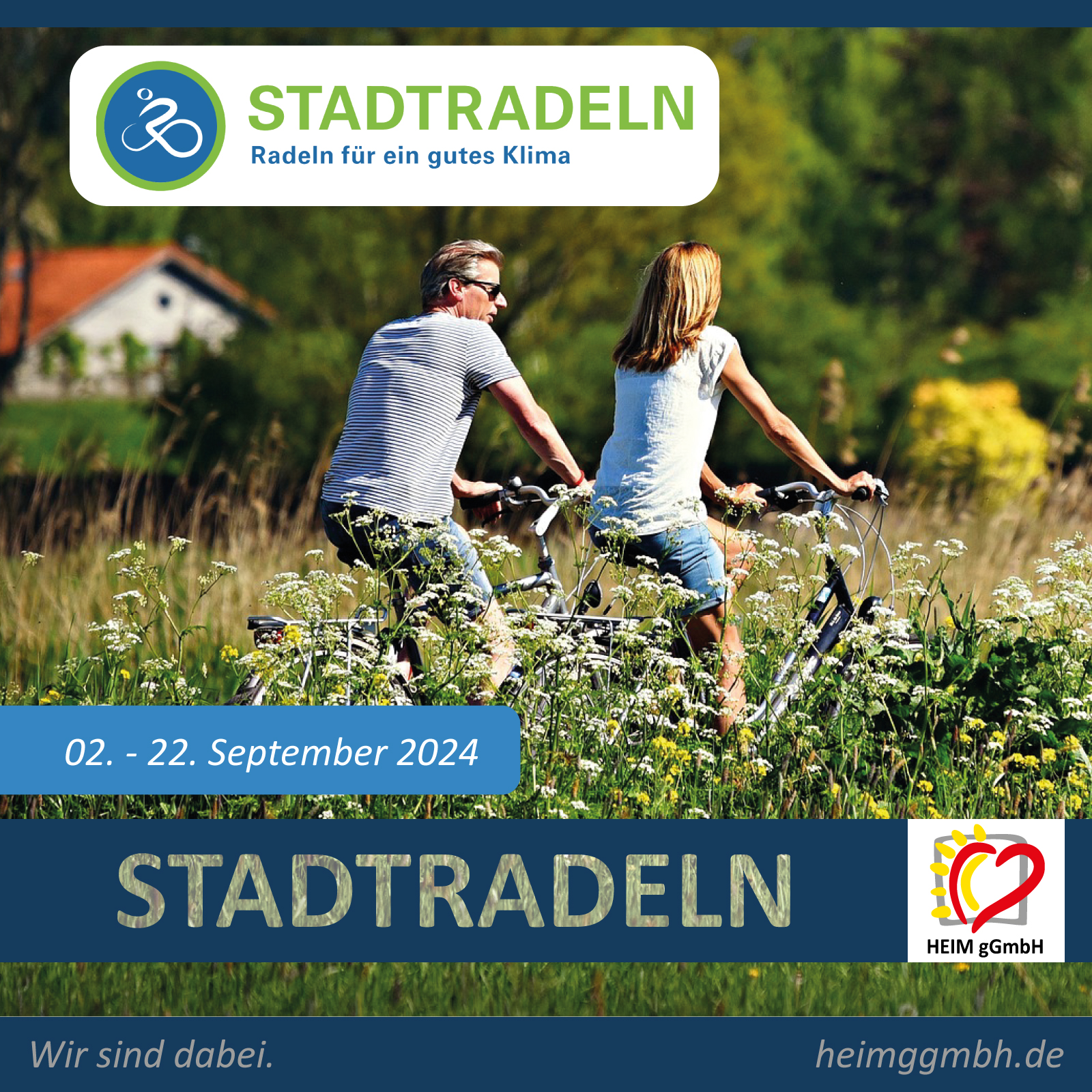 STADTRADELN Chemnitz 2024 - Unser Team der HEIM gemeinnützigen GmbH ist dabei und meistert diese Challenge.