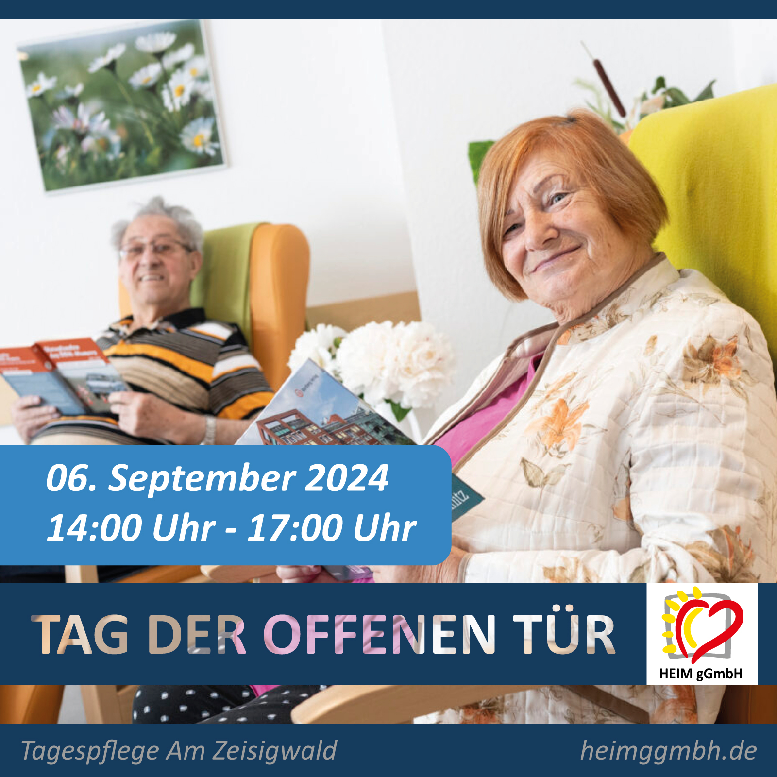 6. September 2024 - Tag der offenen Tür in der Tagespflege Am Zeisigwald der HEIM gemeinnützigen GmbH in Chemnitz