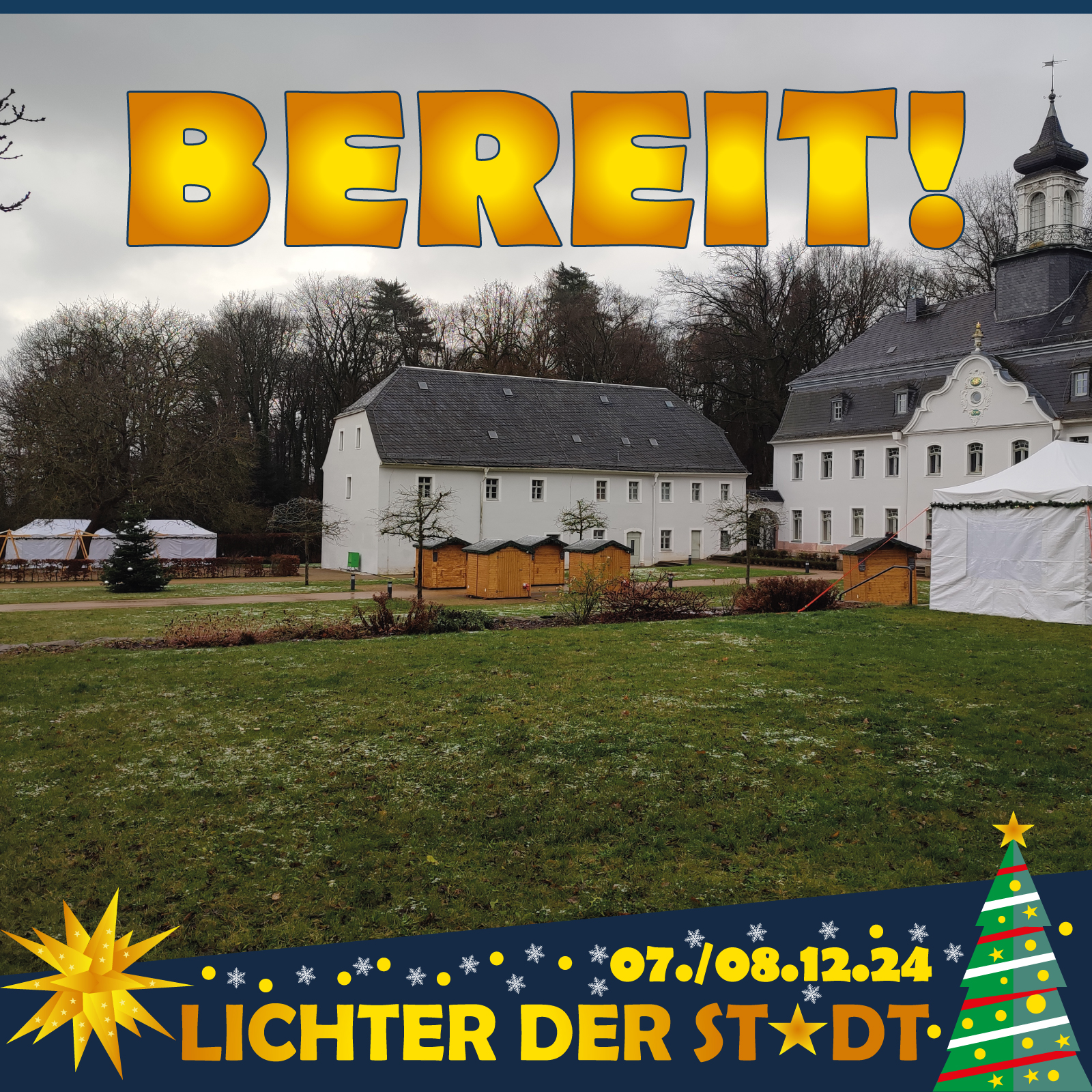 Unser Weihnachtsmarkt LICHTER DER STADT - Wir sind bereit! Ein Inklusionsprojekt von Hotel Schloss Rabenstein und der HEIM gGmbH