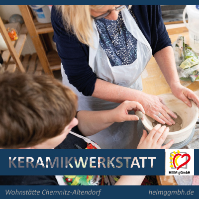 Die Termine für das erste Halbjahr 2025 für unsere offene Keramikwerkstatt in der Wohnstätte Altendorf der HEIM gGmbH stehen fest.