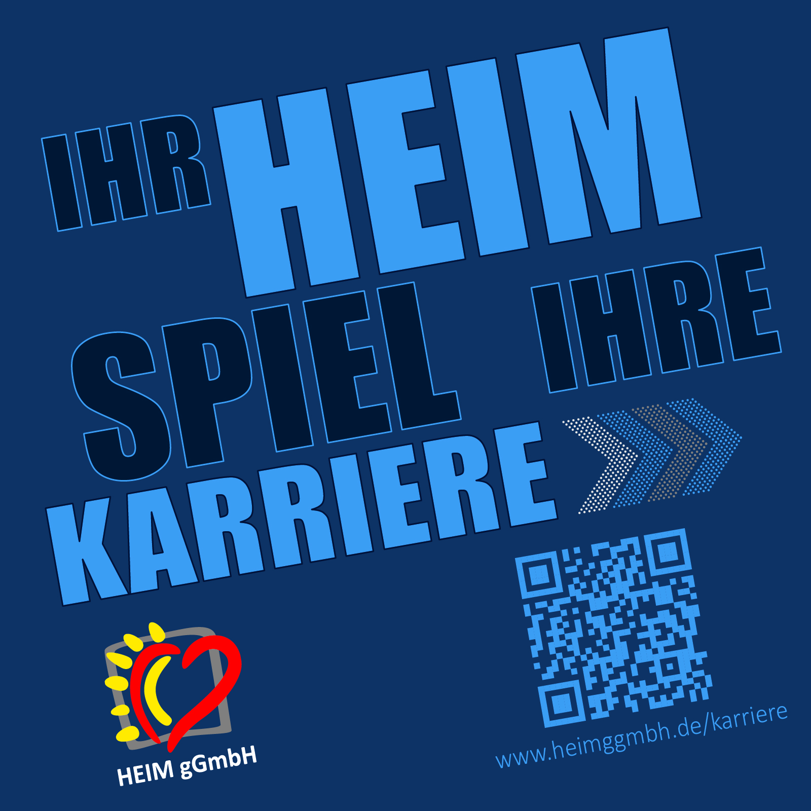 Bewerbung oder Fragen? Der schnelle Weg zur HEIM gGmbH: Per E-Mail unter bewerbung@heimggmbh.de oder telefonisch unter 0371 47100-33