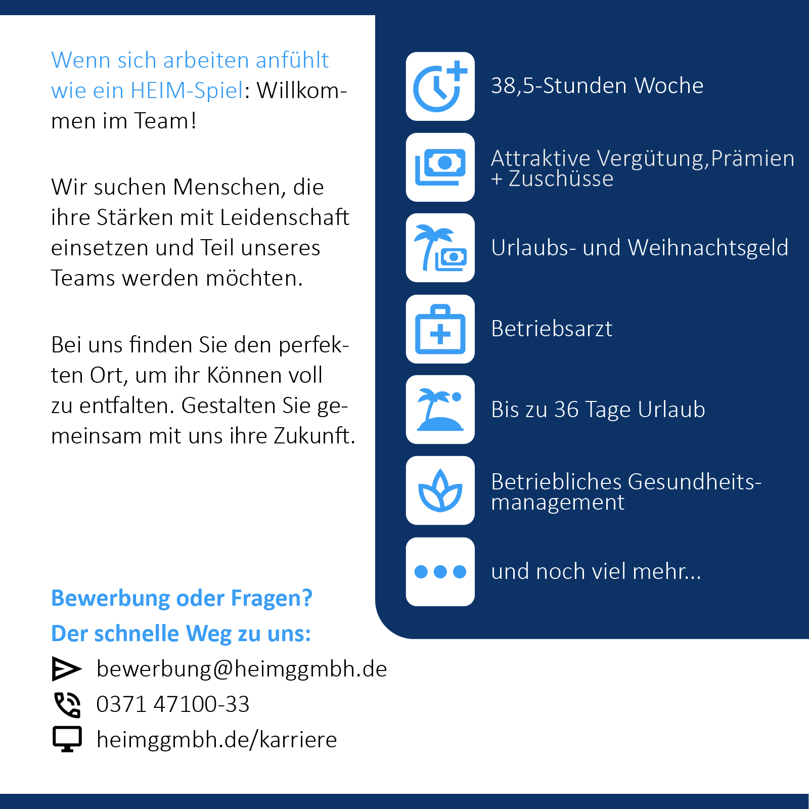 Was wäre, wenn sich arbeiten anfühlt wie ein HEIM-Spiel?