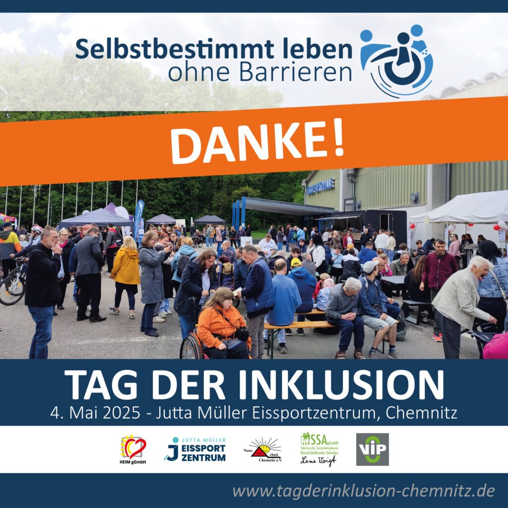 Impressionen vom Tag der Inklusion am 4. Mai 2025 in Chemnitz