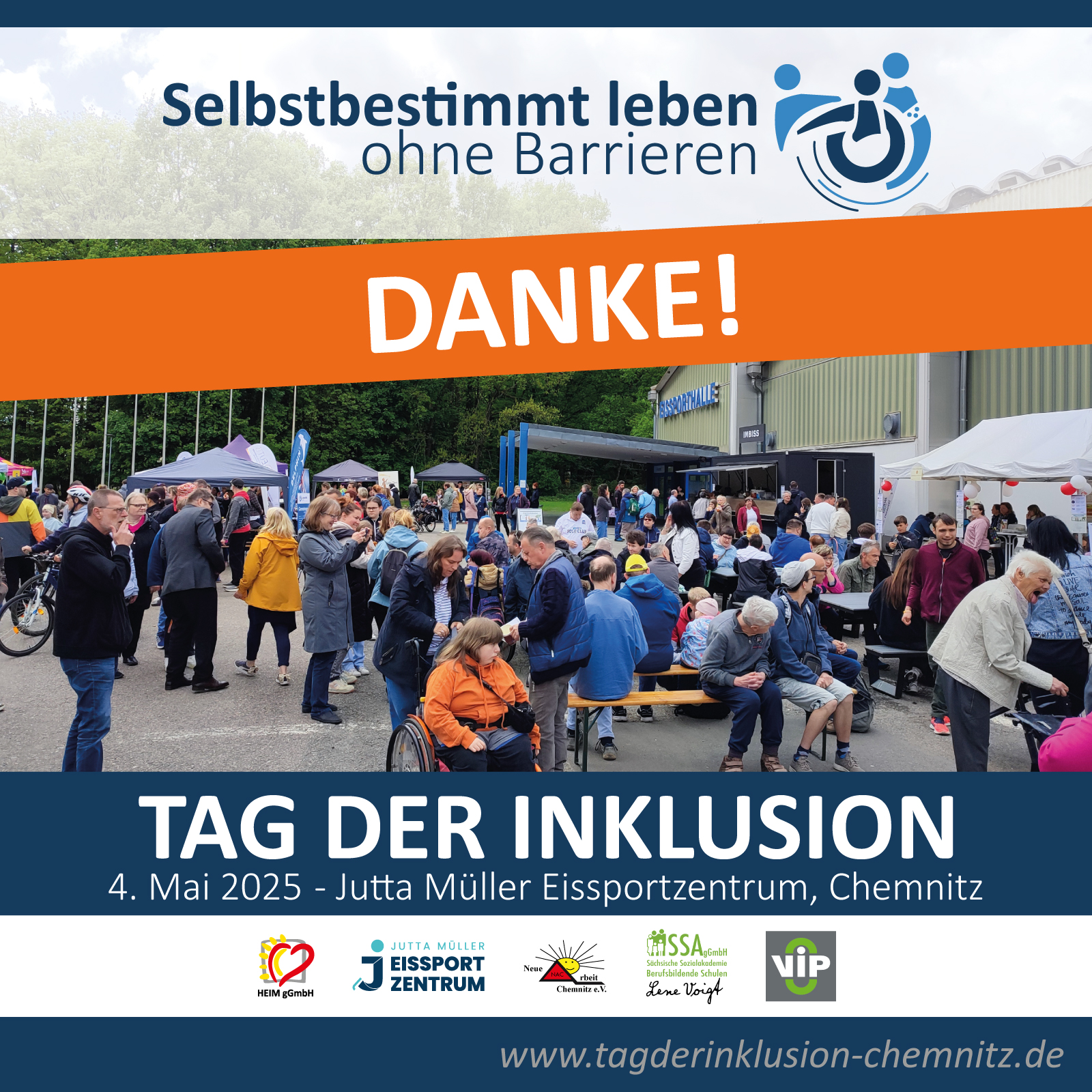 Impressionen vom 2. Tag der Inklusion am 4. Mai 2025 in Chemnitz - HEIM gGmbH - Gemeinsam. Sozial. Engagiert.