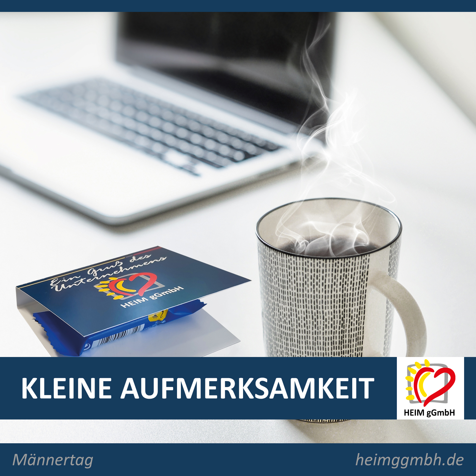 Eine kleine Aufmerksamkeit und ein kleiner Gruß für unsere Männer der HEIM gGmbH in Chemnitz zum Männertag / Himmelfahrt