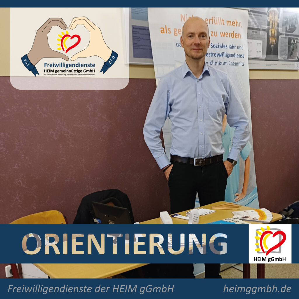 Der Freiwilligendienst der HEIM gGmbH Chemnitz zu Gast im Johannes-Kepler-Gymnasium zum Informationsabend zur Berufs- und Studienorientierung