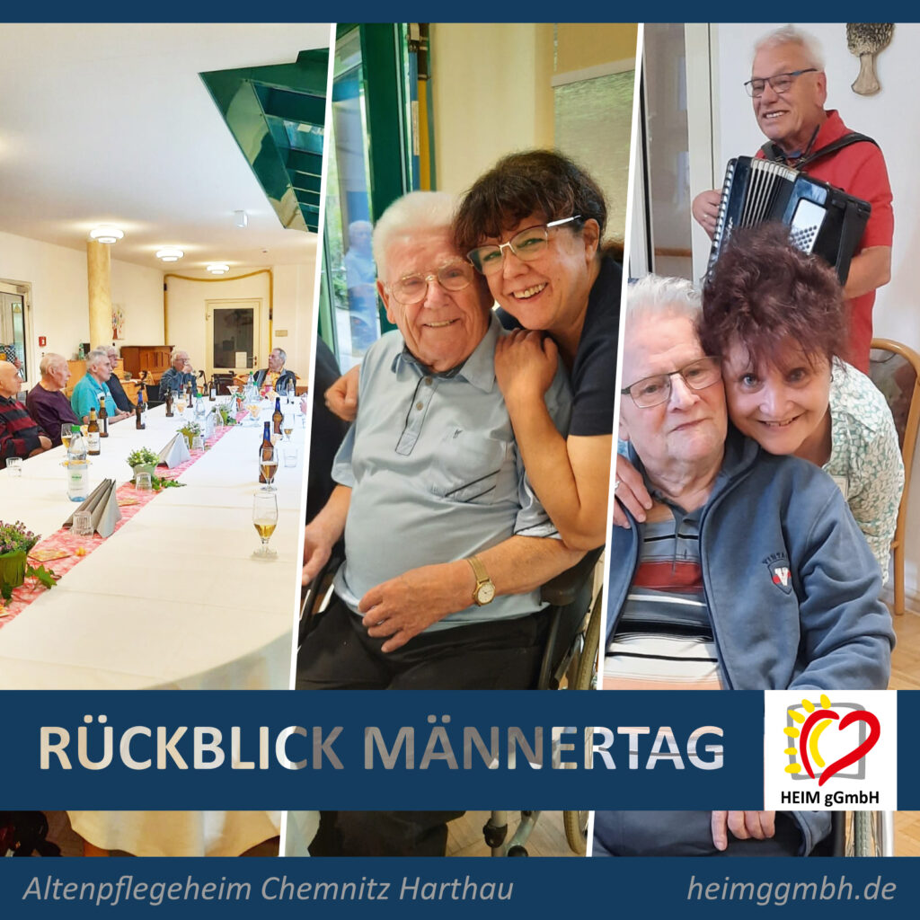 Rückblick Männertagsparty im Altenpflegeheim Harthau