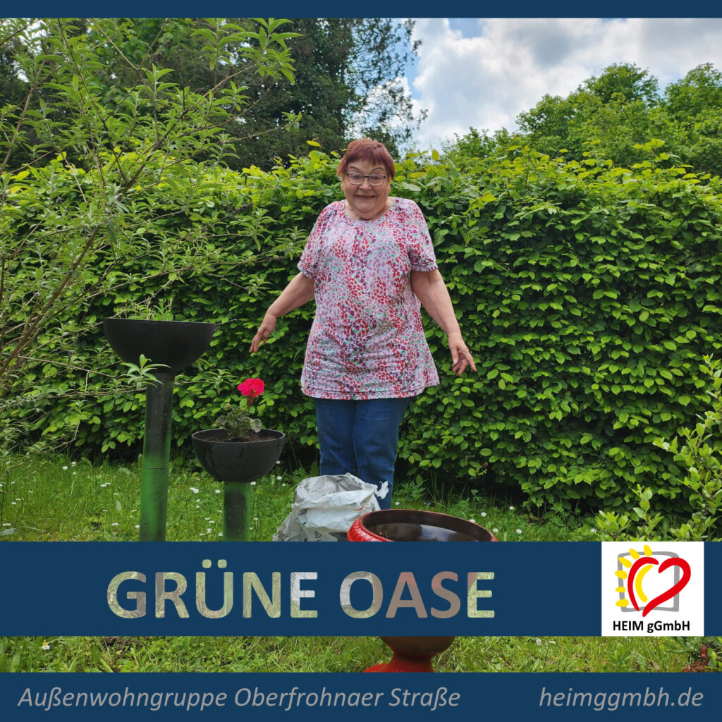 Grüner Nachmittag in der Außenwohngruppe