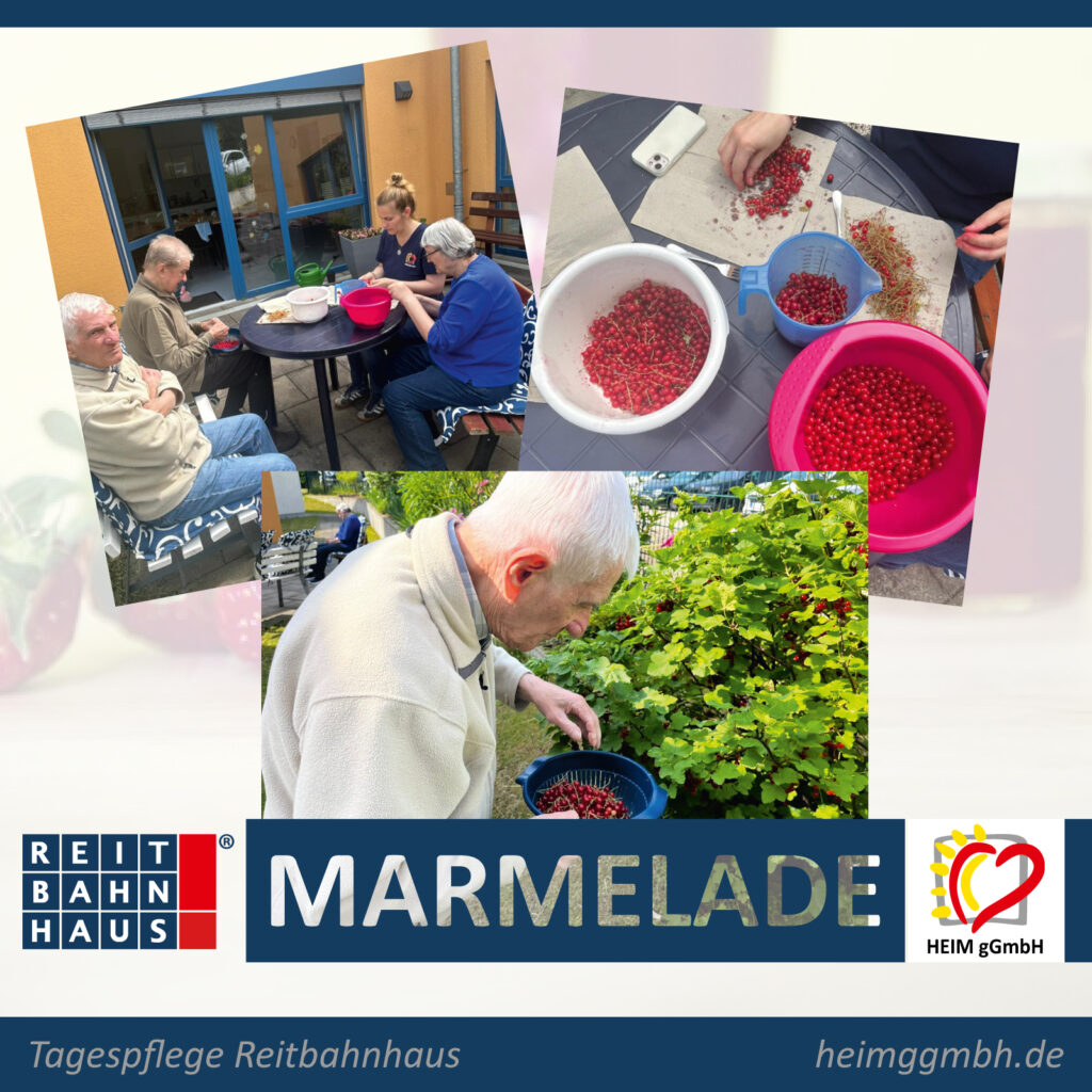 Marmelade selbstgemacht - Tagespflege im REITBAHNHAUS