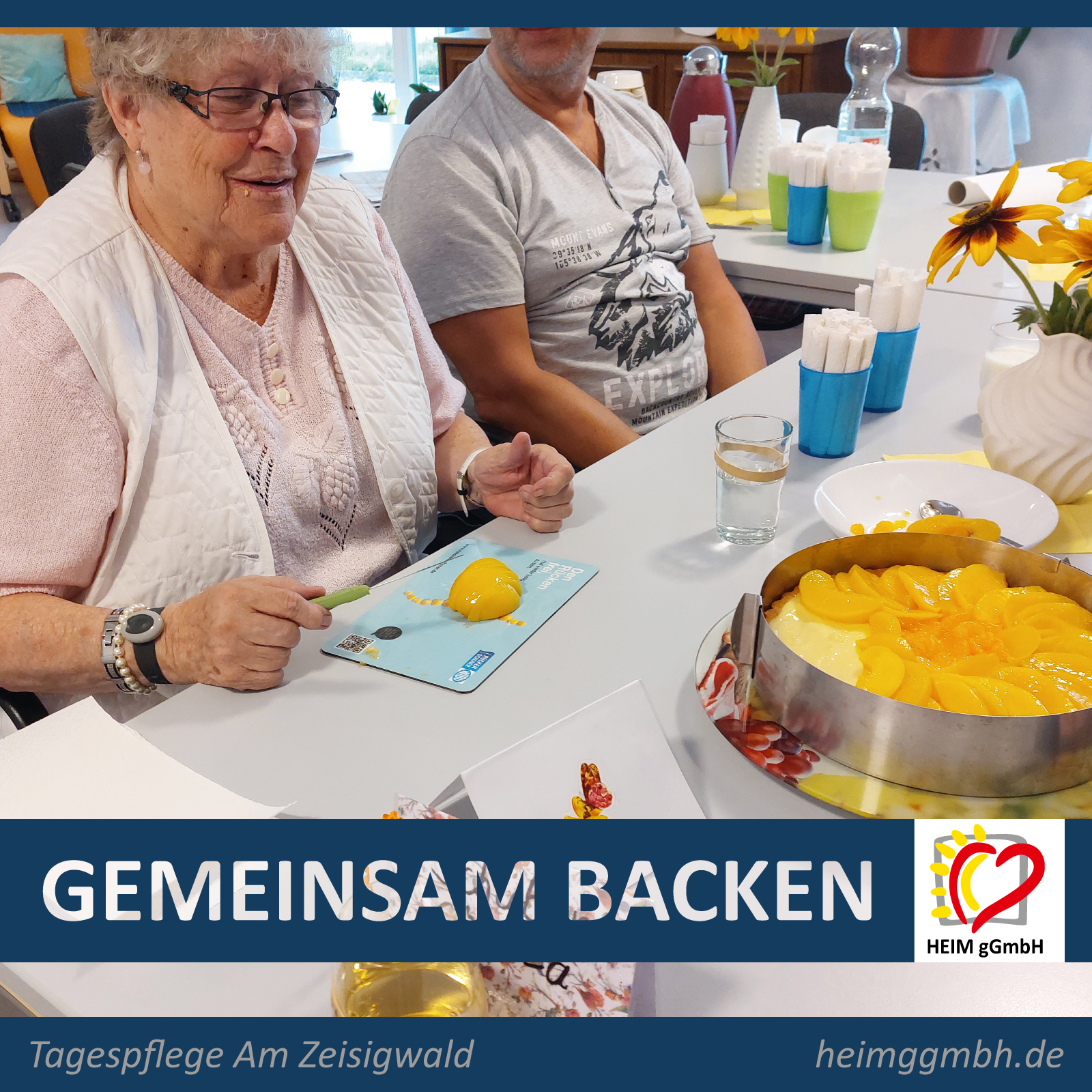 Tagespflege Chemnitz - Aktivitäten in der Tagespflege Am Zeisigwald der HEIm gGmbH. Gemeinsam. Sozial. Engagiert.