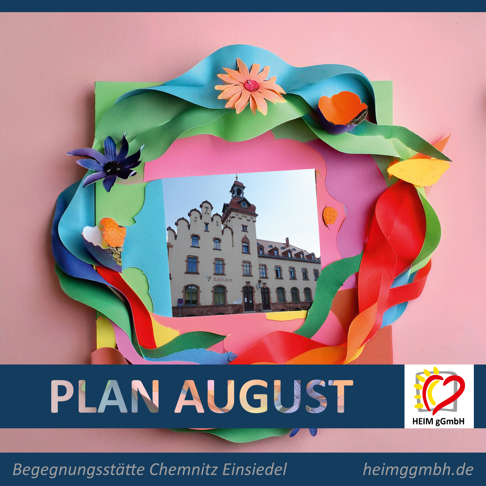 Der Veranstaltungsplan für August der Begegnungsstätte Chemnitz Einsiedel der HEIM gGmbH in Chemnitz ist online.
