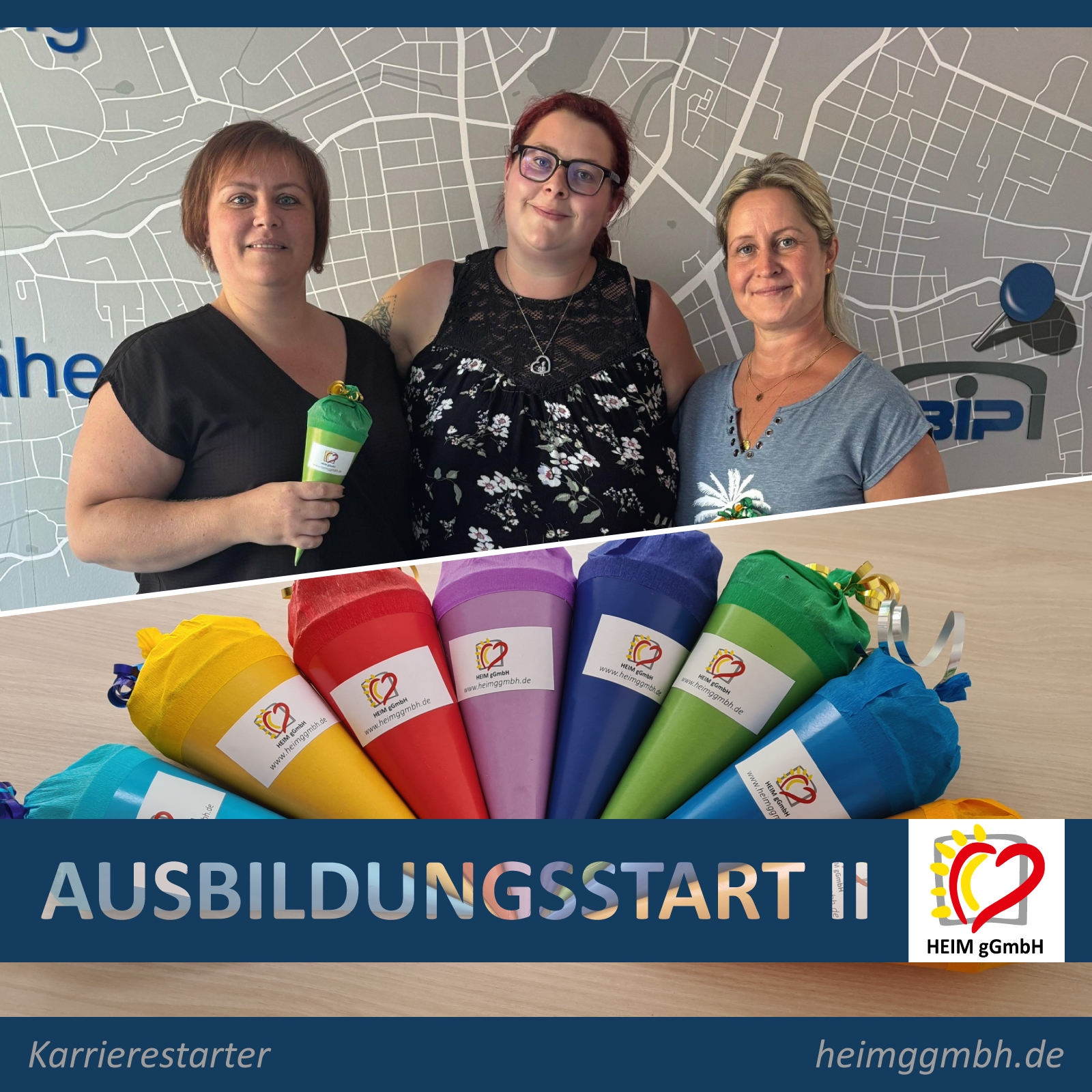 Ausbildung zur Pflegefachassistentin startet bei der HEIM gemeinnützigen GmbH in Chemnitz - Wir wünschen viel Erfolg!