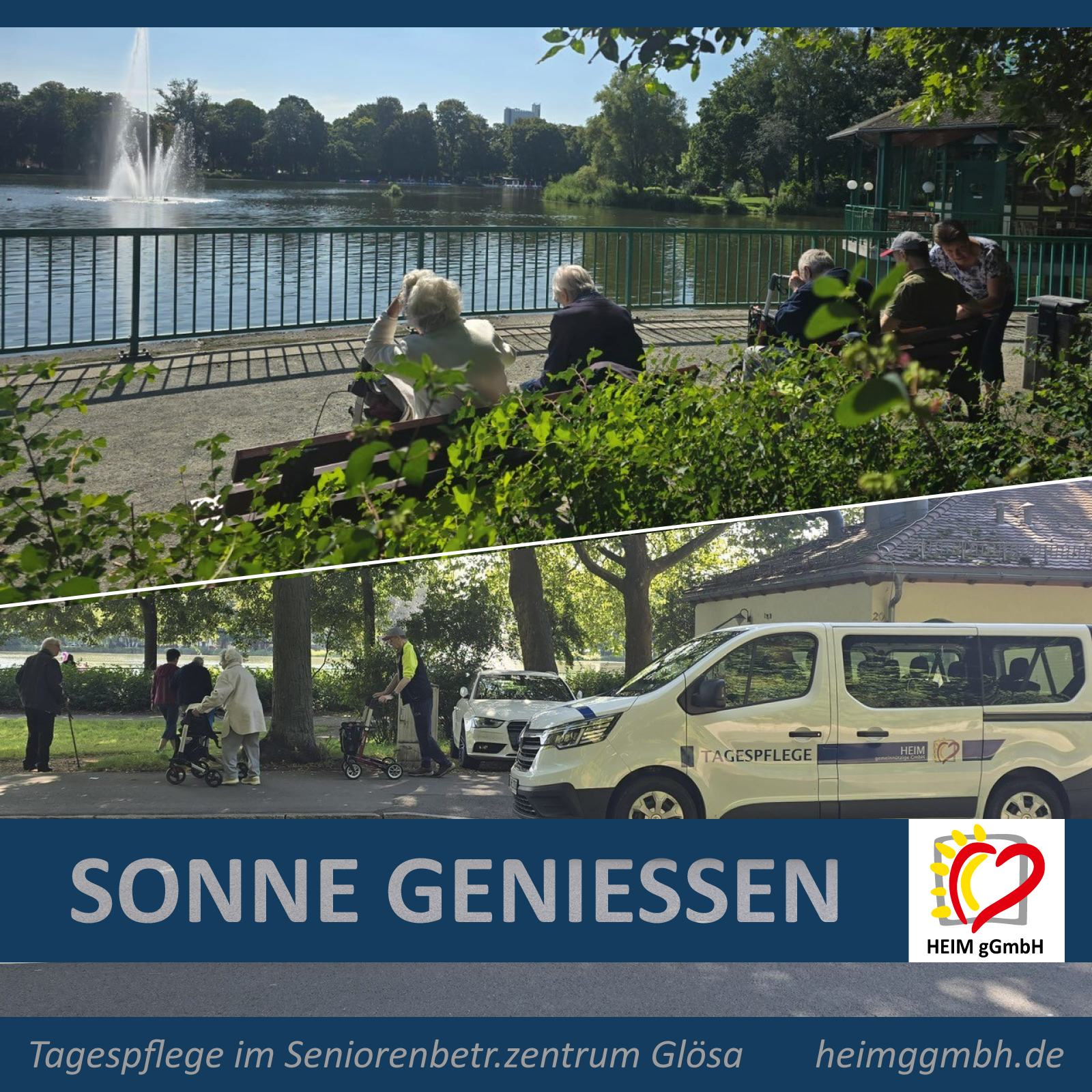 Tagespflege im Seniorenbetreuungszentrum Chemnitz Glösa der HEIm gGmbH - gelungener Ausflug für die Tagespflegegäste