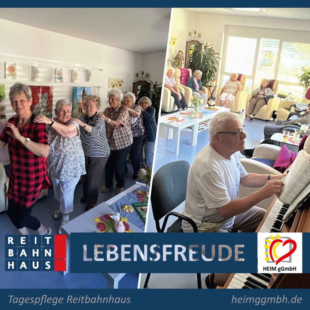 Lebensfreude in der Tagespflege im REITBAHNHAUS