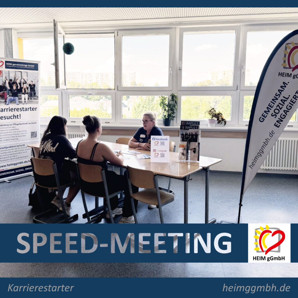Speed-Meeting in der Chemnitzer Alexander-von-Humboldt-Oberschule