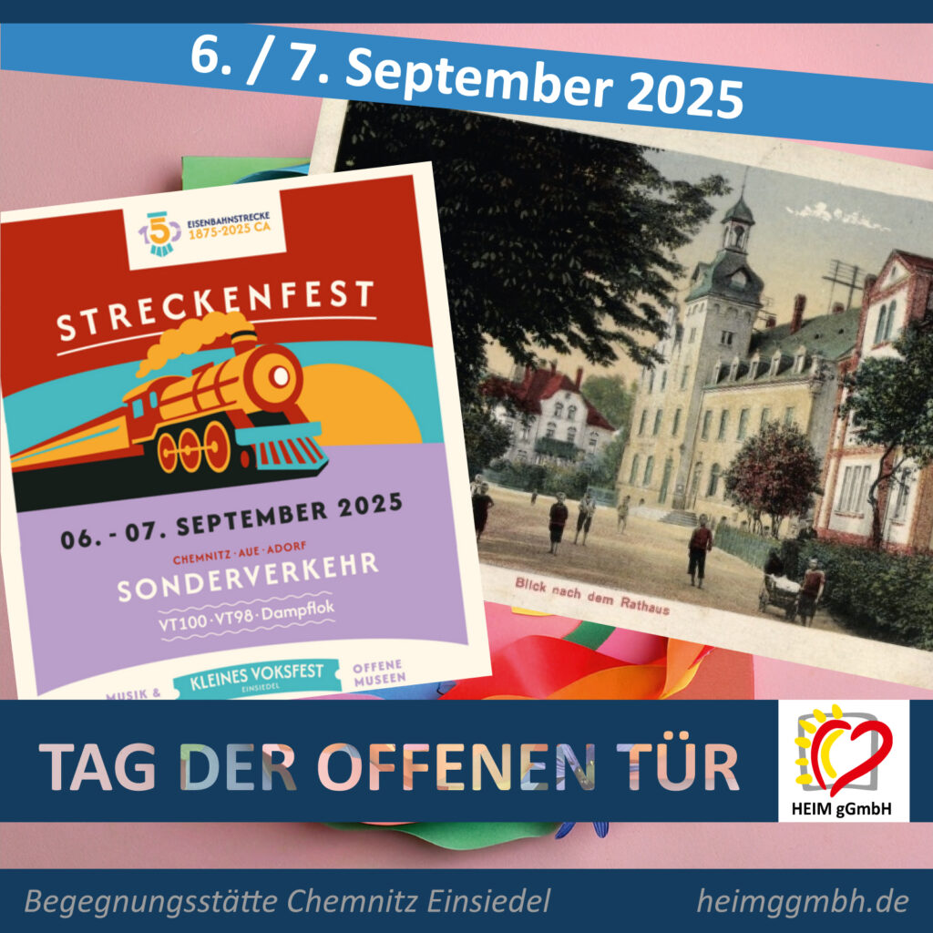 Tag der offenen Tür der Begegnungsstätte beim Jubiläum in Chemnitz Einsiedel