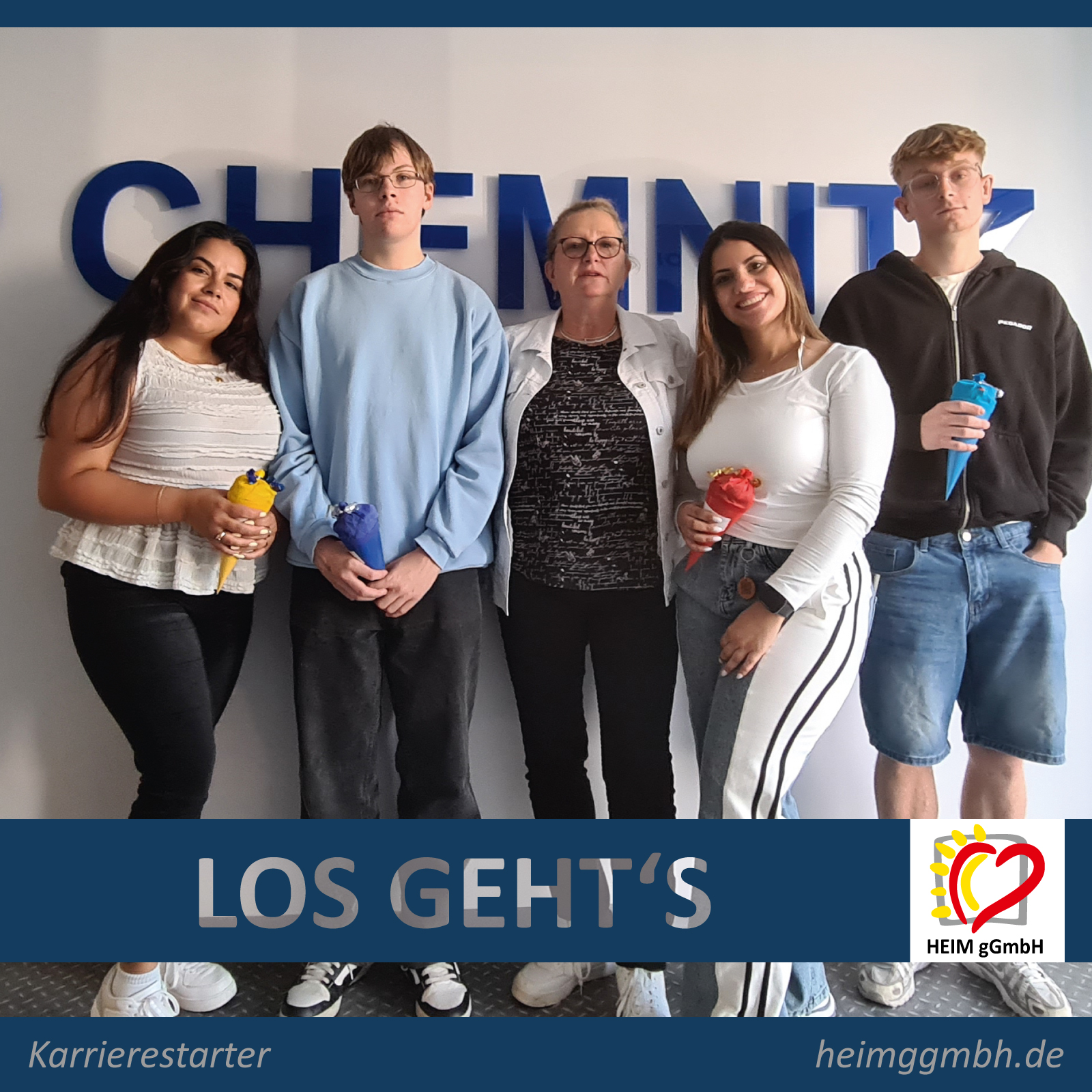 Start der Ausbildung zur Pflegefachkraft bei der HEIM gGmbH in Chemnitz - Willkommen - Gemeinsam. Sozial. Engagiert.