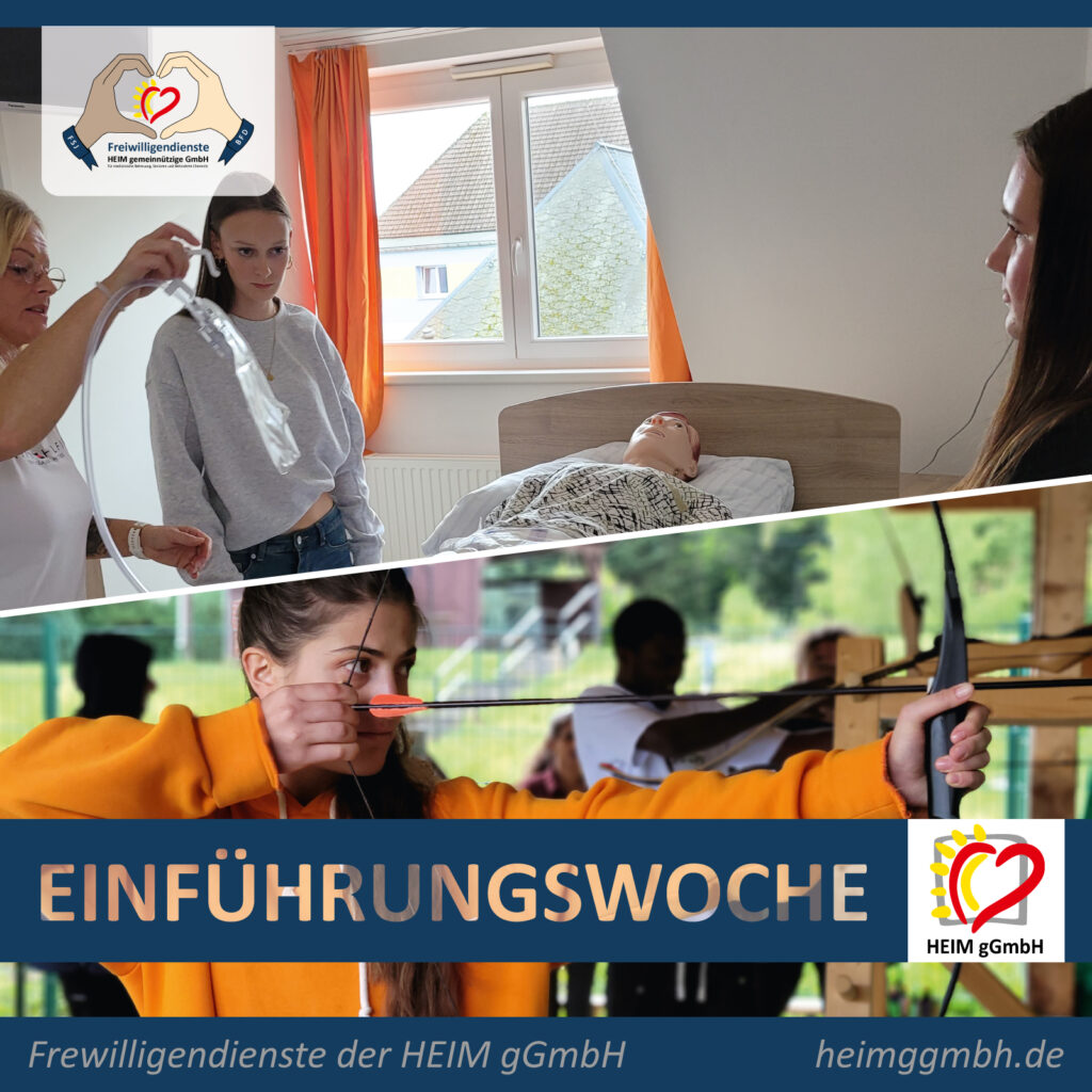 Spannende Einführungswoche beim Freiwilligendienst der HEIM gGmbH - Freiwilliges Soziales Jahr FSJ und Bundesfreiwilligendienst