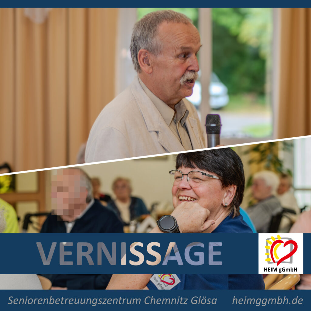 Kunst-Vernissage im Seniorenbetreuungszentrum Chemnitz Glösa