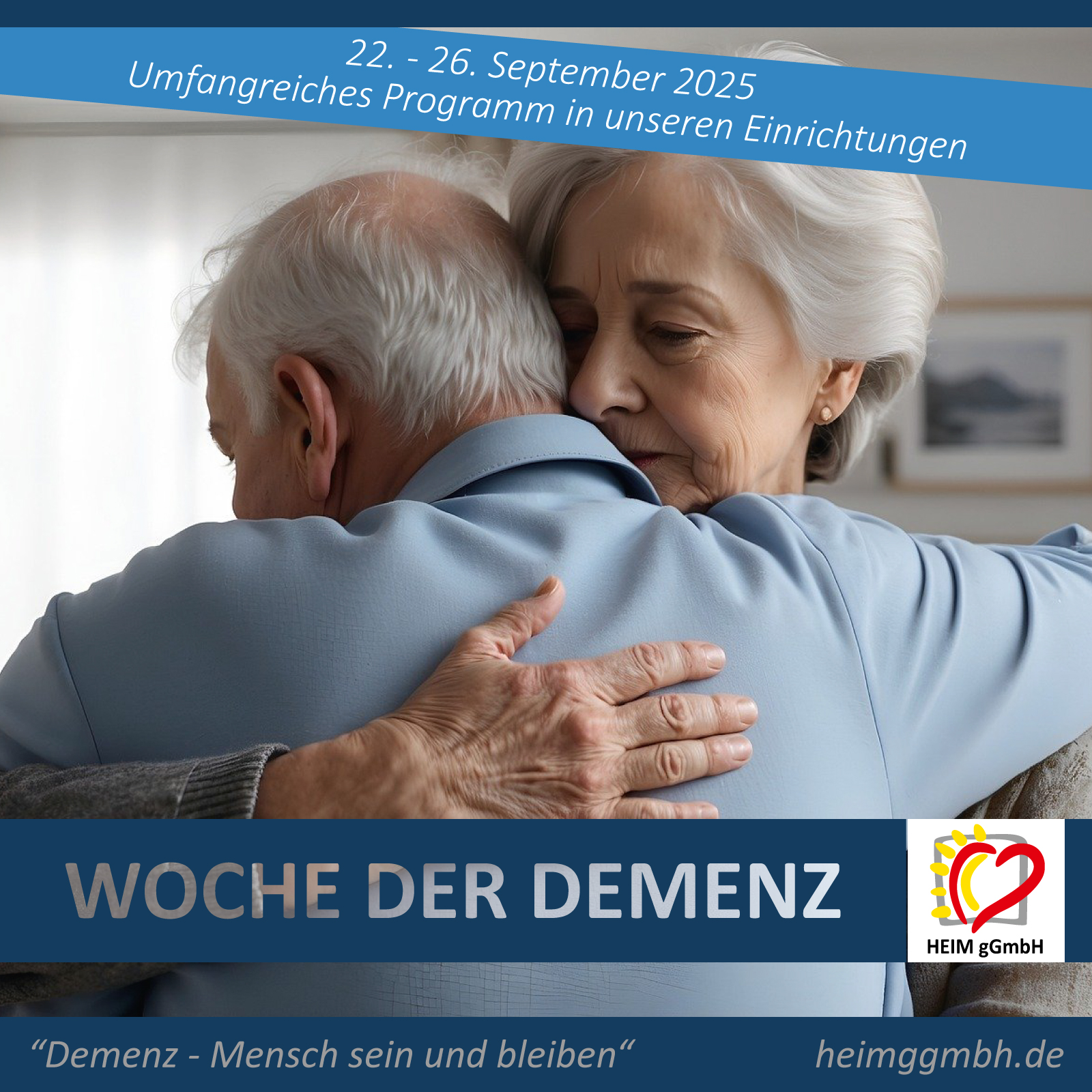 Woche der Demenz vom 22. bis zum 26. September 2025 – Umfassendes Programm in vielen unserer Einrichtungen - HEIM gGmbH in Chemnitz