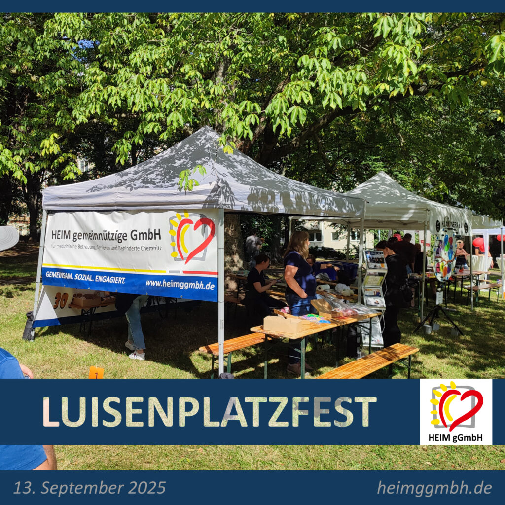 Wir auf dem Luisenplatzfest in Chemnitz