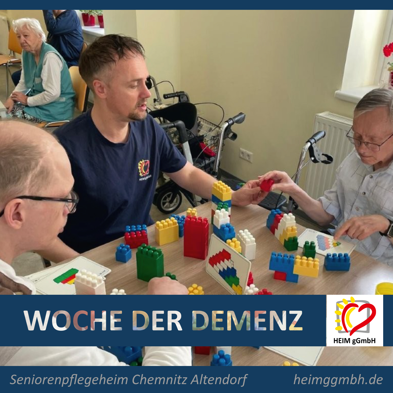 Woche der Demenz – Veranstaltung im Seniorenpflegeheim Chemnitz Altendorf der HEIM gGmbH - Gemeinsam. Sozial. Engagiert.