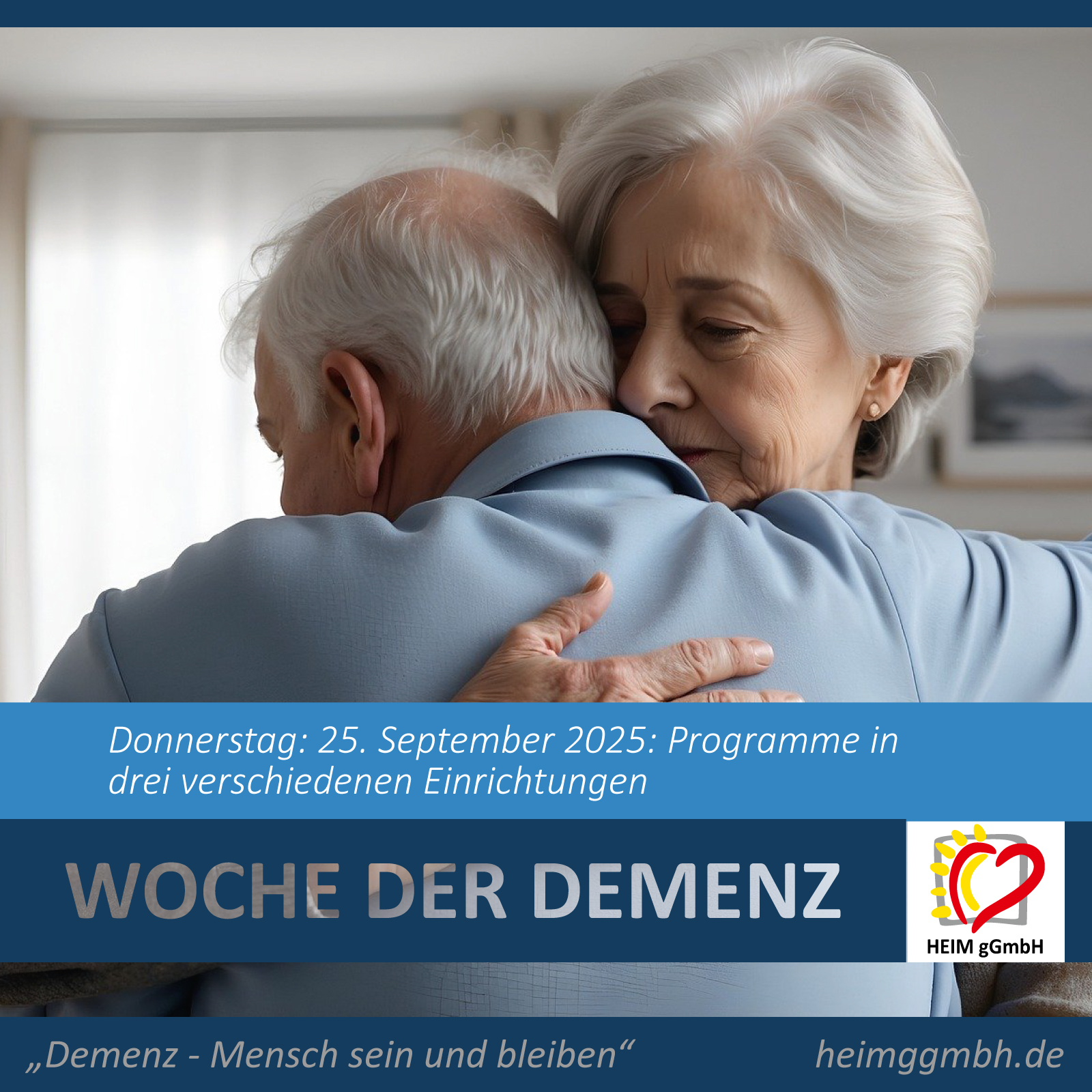 Woche der Demenz – Programm am 25. September 2025 in vielen Einrichtungen der HEIm gemeinnützigen GmbH in Chemnitz