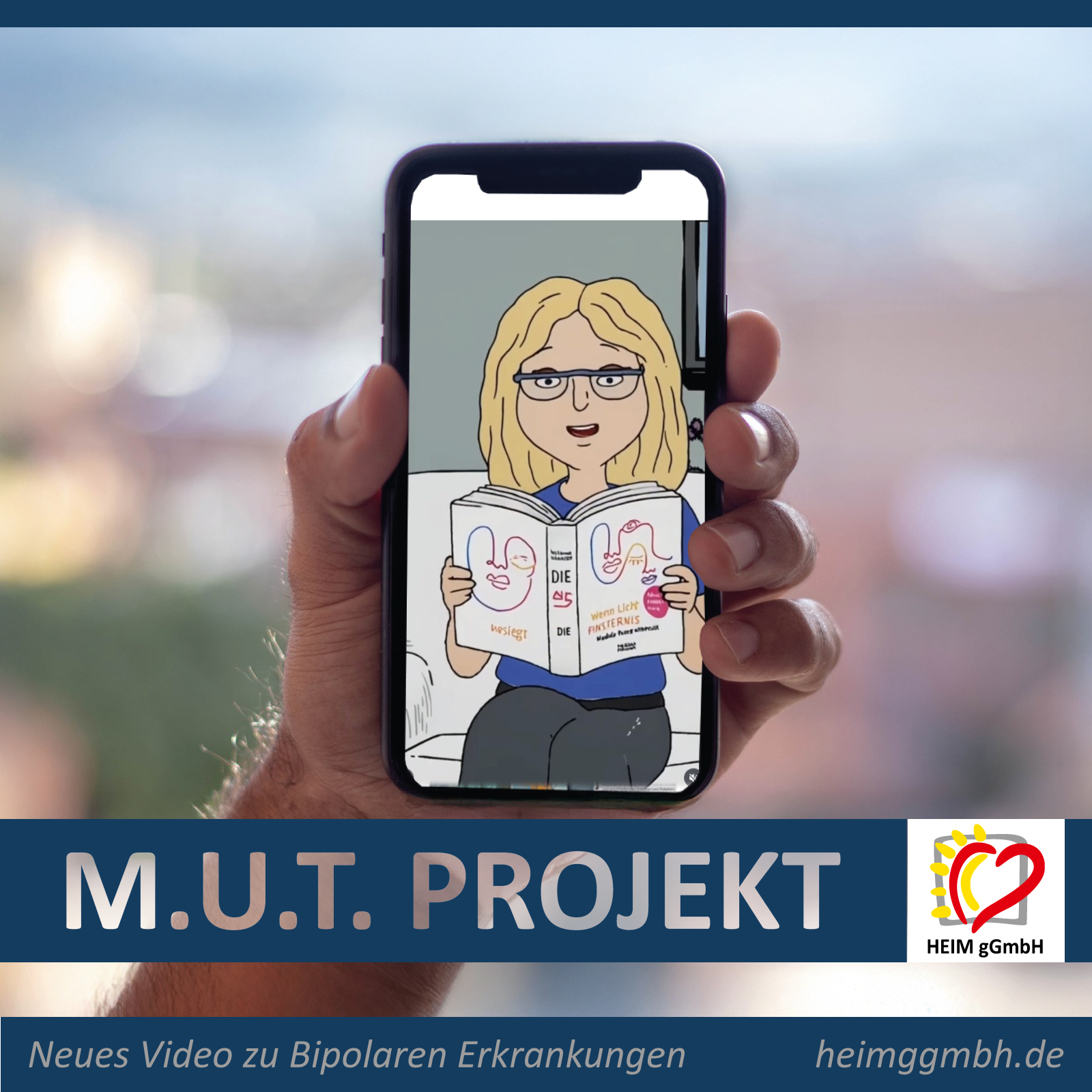 M.U.T-Projekte der HEIM gGmbH in Chemnitz verfilmt das Buch "Wenn Licht die Finsternis besiegt" von Nora Hille