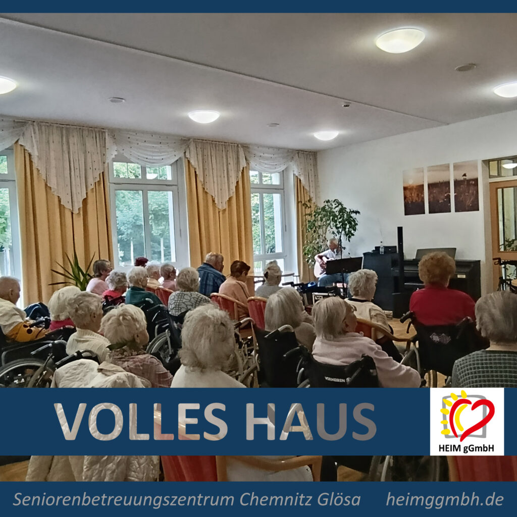 Volles Haus – Konzert im Seniorenbetreuungszentrum