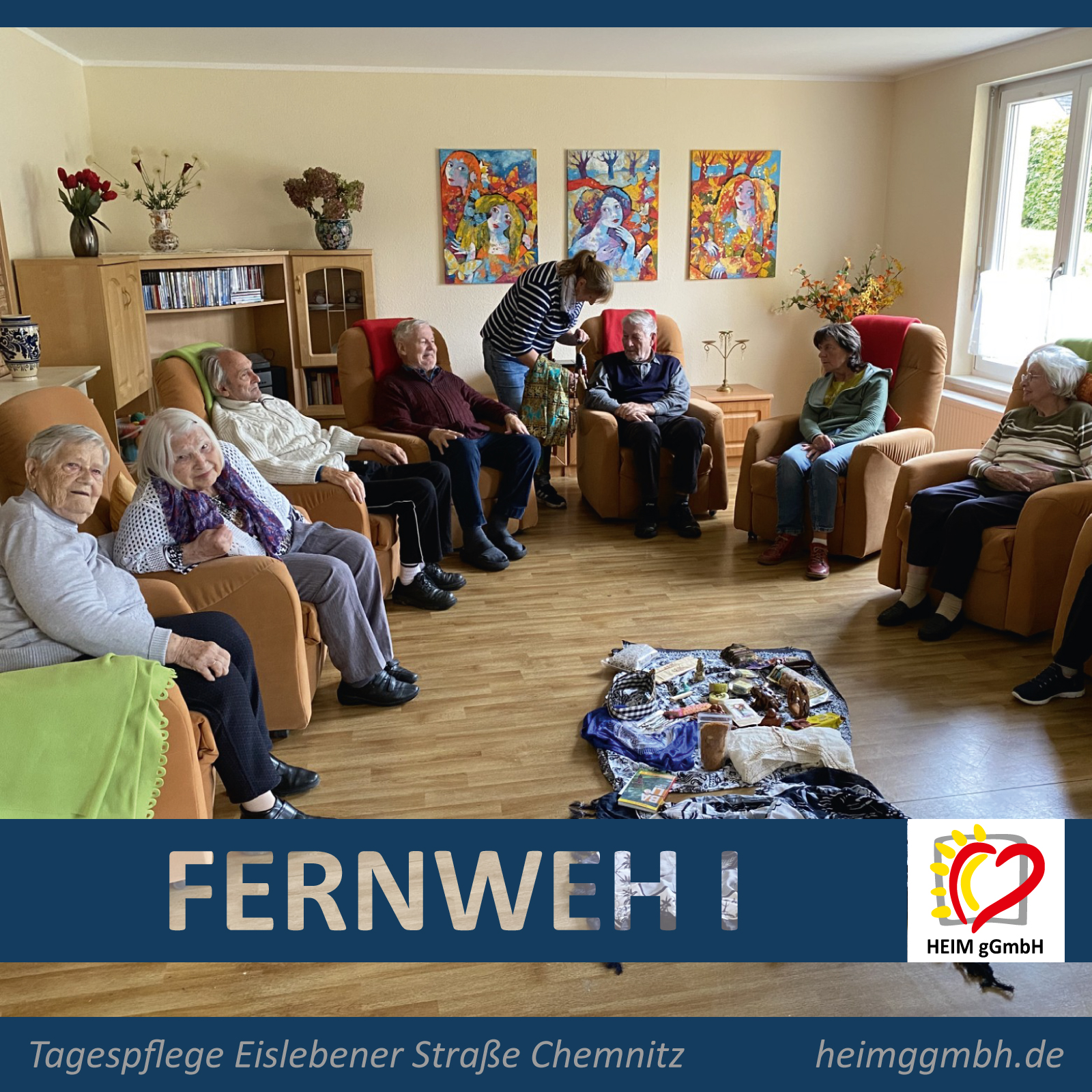 In der Tagespflege Eislebener Straßeder HEIM gGmbH in Chemnitz gab es einen phantasievollen Reisebericht aus dem fernen Bali.