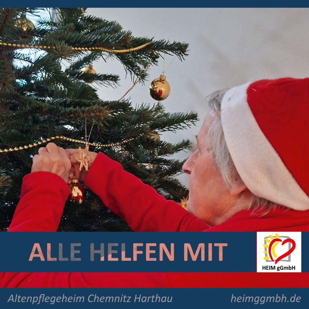 Gemeinsames Schmücken