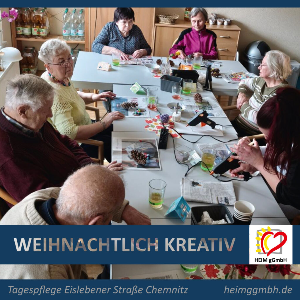 Vorbereitung für die gemeinsame Weihnachtsfeier – alle machen mit