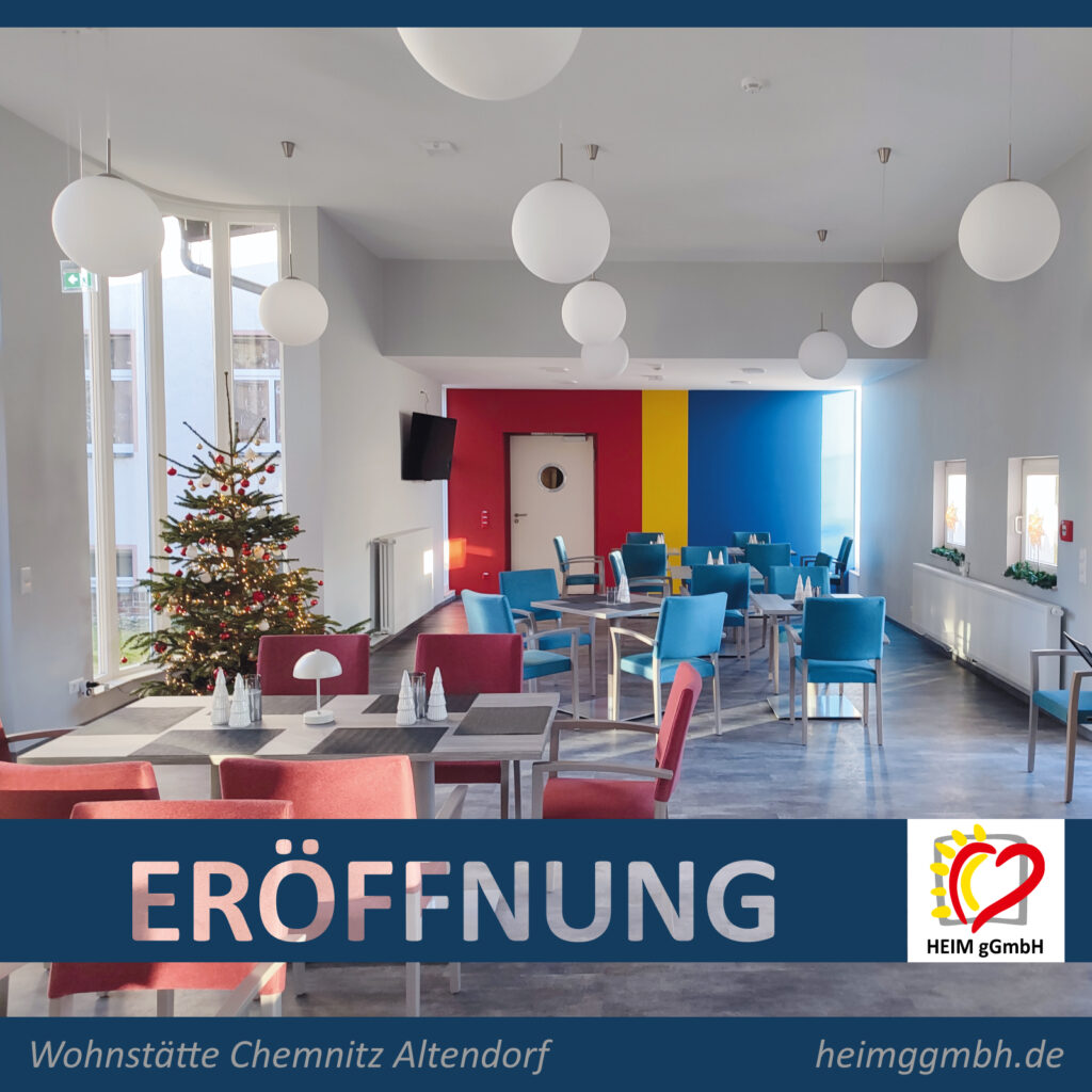 Wohnstätte Altendorf in Chemnitz der HEIM gGmbH - Das war die Eröffnung unserer Cafeteria in Altendorf am 17.12.2025