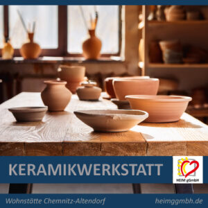 Offene Keramikwerkstatt - offen für jung und alt, offen für jedermann