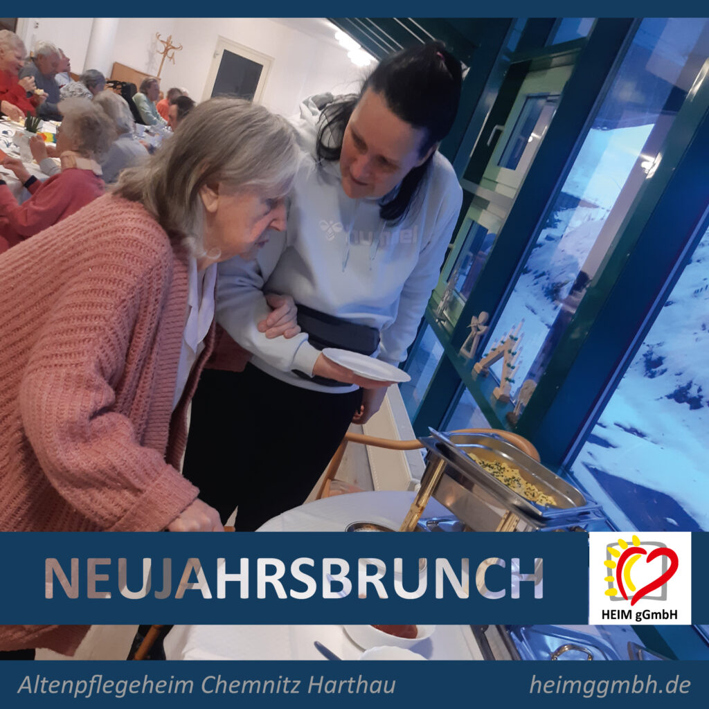 Altenpflegeheim Harthau der HEIM gGmbH - Start ins neue Jahr 2026 mit einem leckeren Brunch. Wir freuen uns auf die kommende Zeit.