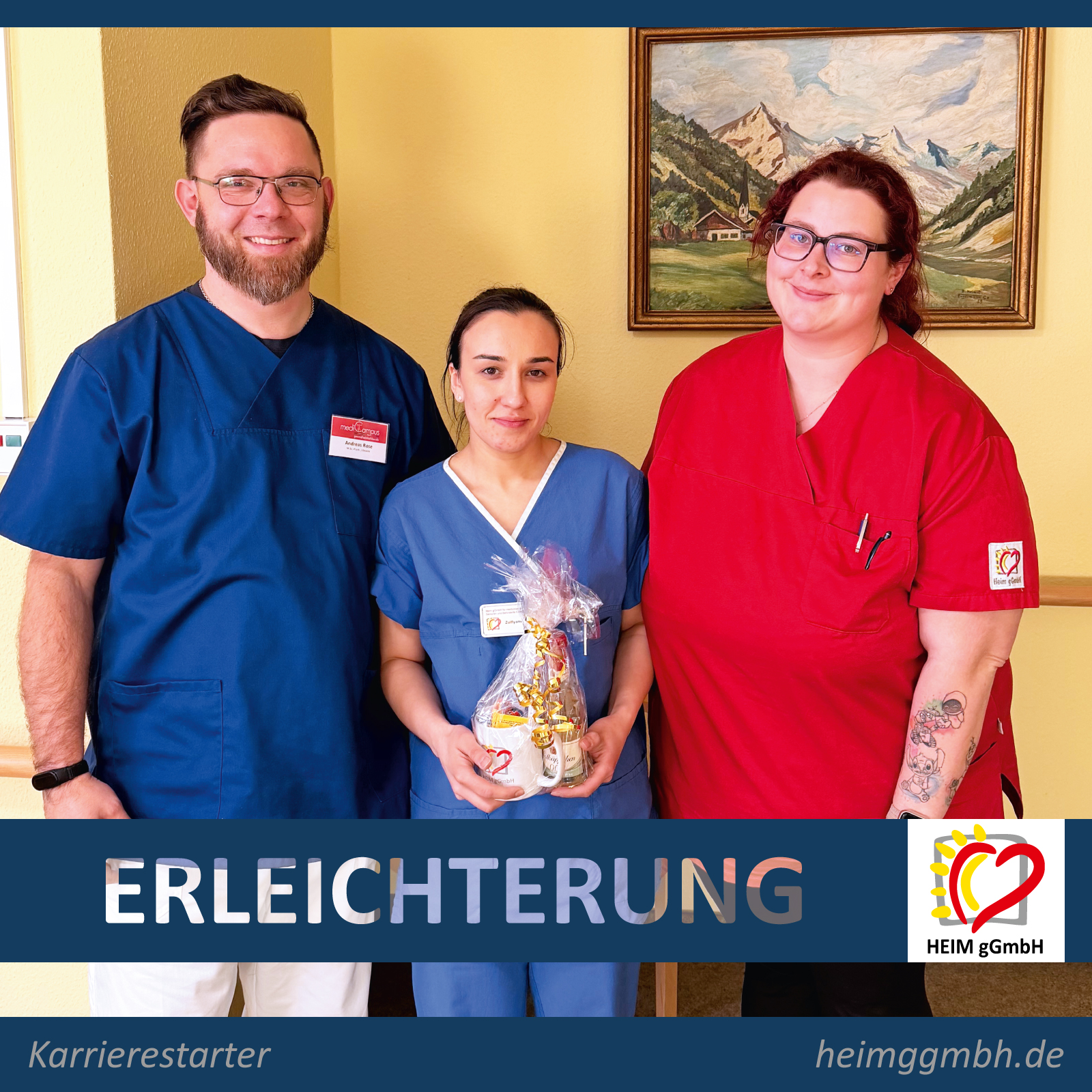 Altenpflegeheim Chemnitz Harthau der HEIM gGmbH - Große Erleichterung nach den absolvierten Abschlussprüfungen