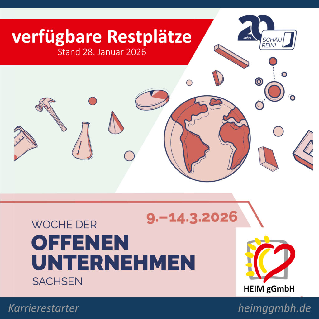 SCHAU REIN! Verfügbare Restplätze – Stand 28.01.2026