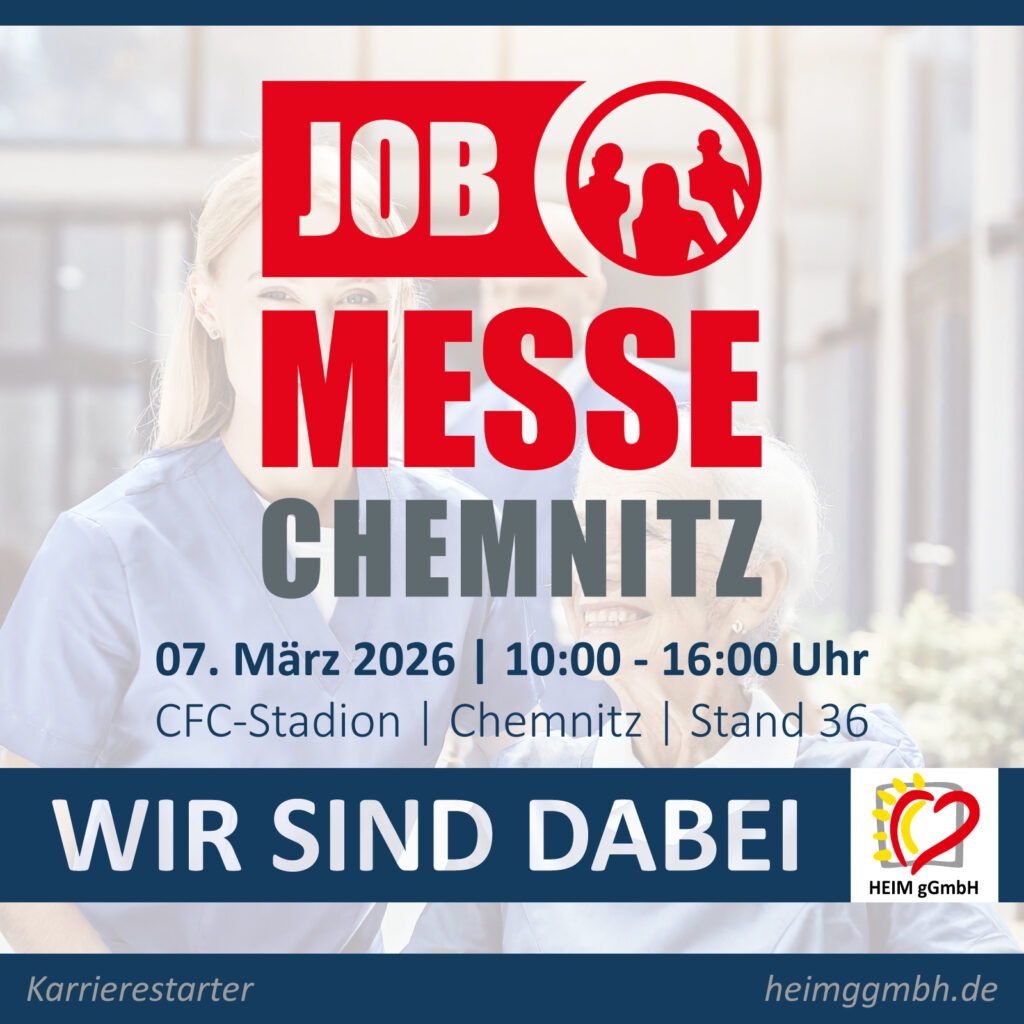 Jobmesse Chemnitz am 7. März - Wir sind dabei