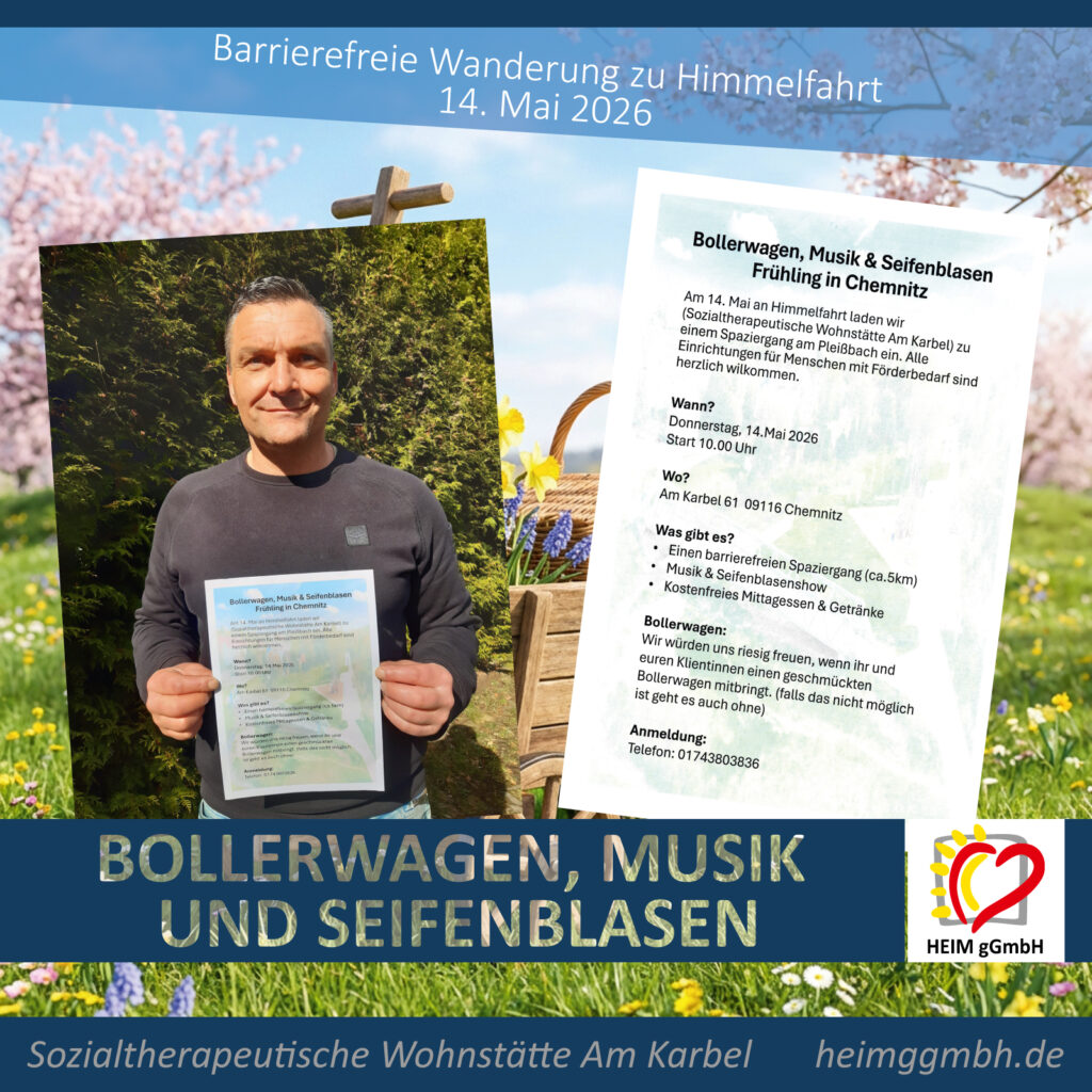 Bollerwagen, Musik und Seifenblasen