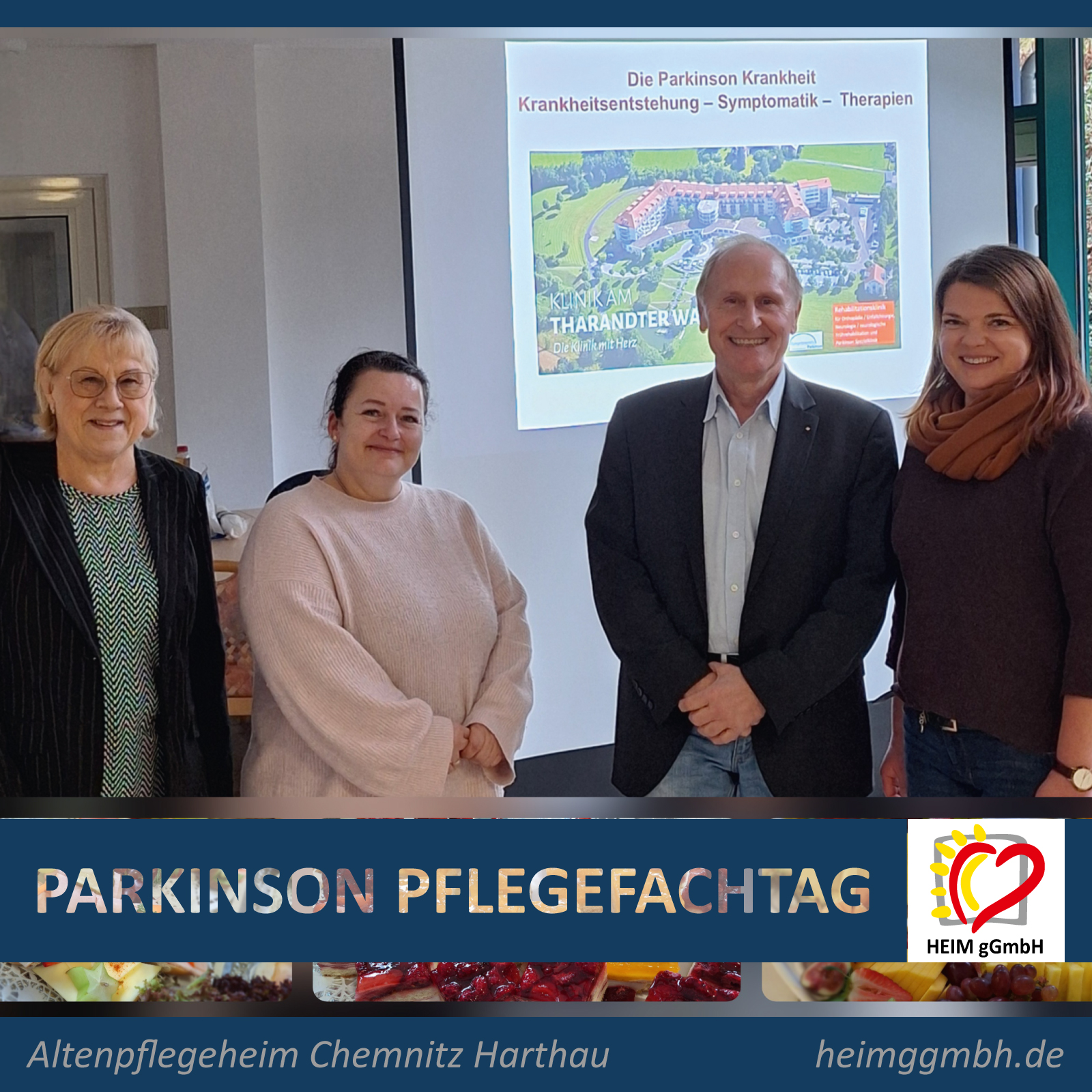 Parkinson Pflegefachtag im Altenpflegeheim Harthau der HEIM gGmbH in Chemnitz - viele wertvolle Informationen und Austausch