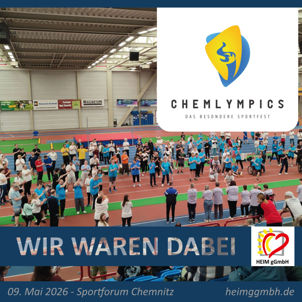 Chemlympics 2026 – Das Team der Wohnstätten der HEIM gGmbH aus Chemnitz war mit dabei bei diesem besonderen Sportfest