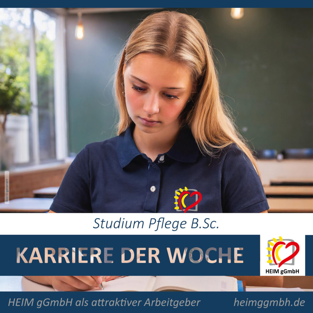 Karrierechance der Woche - Studium Pflege zur Pflegefachkraft B.Sc.